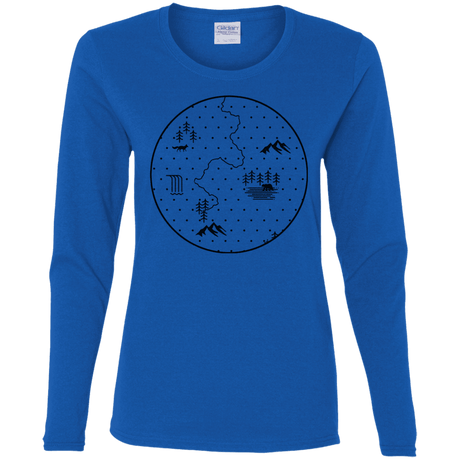 T-Shirts Royal / S Discovering Nature Women's Long Sleeve T-Shirt