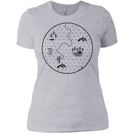 T-Shirts Heather Grey / X-Small Discovering Nature Women's Premium T-Shirt