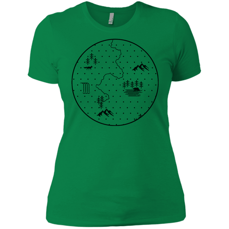 T-Shirts Kelly Green / X-Small Discovering Nature Women's Premium T-Shirt