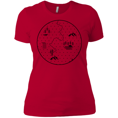 T-Shirts Red / X-Small Discovering Nature Women's Premium T-Shirt