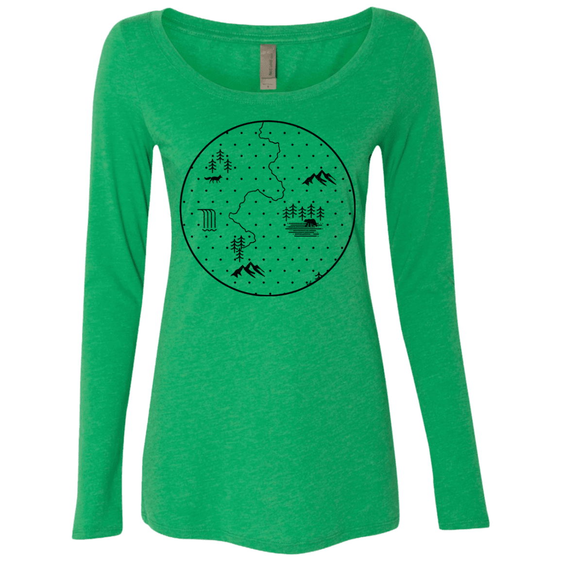 T-Shirts Envy / S Discovering Nature Women's Triblend Long Sleeve Shirt
