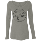 T-Shirts Venetian Grey / S Discovering Nature Women's Triblend Long Sleeve Shirt
