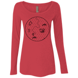 T-Shirts Vintage Red / S Discovering Nature Women's Triblend Long Sleeve Shirt