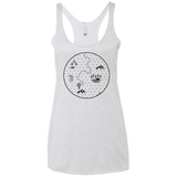 T-Shirts Heather White / X-Small Discovering Nature Women's Triblend Racerback Tank