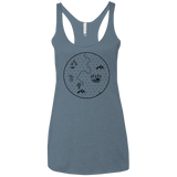T-Shirts Indigo / X-Small Discovering Nature Women's Triblend Racerback Tank