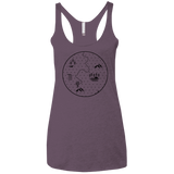 T-Shirts Vintage Purple / X-Small Discovering Nature Women's Triblend Racerback Tank