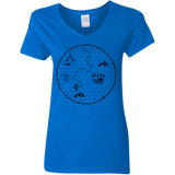 T-Shirts Royal / S Discovering Nature Women's V-Neck T-Shirt