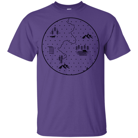 T-Shirts Purple / YXS Discovering Nature Youth T-Shirt