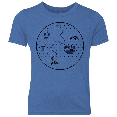 T-Shirts Vintage Royal / YXS Discovering Nature Youth Triblend T-Shirt