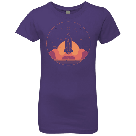 T-Shirts Purple Rush / YXS Discovery Star Girls Premium T-Shirt