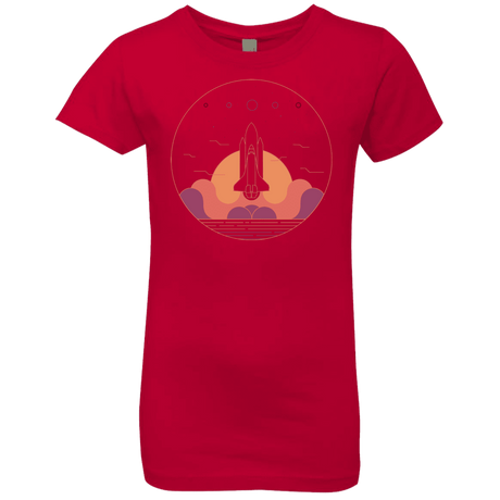 T-Shirts Red / YXS Discovery Star Girls Premium T-Shirt