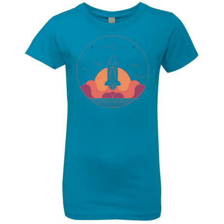 T-Shirts Turquoise / YXS Discovery Star Girls Premium T-Shirt