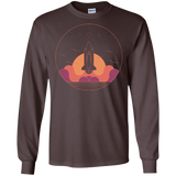 T-Shirts Dark Chocolate / S Discovery Star Men's Long Sleeve T-Shirt