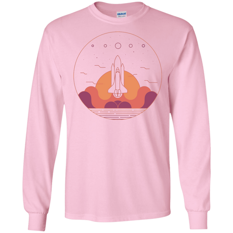 T-Shirts Light Pink / S Discovery Star Men's Long Sleeve T-Shirt
