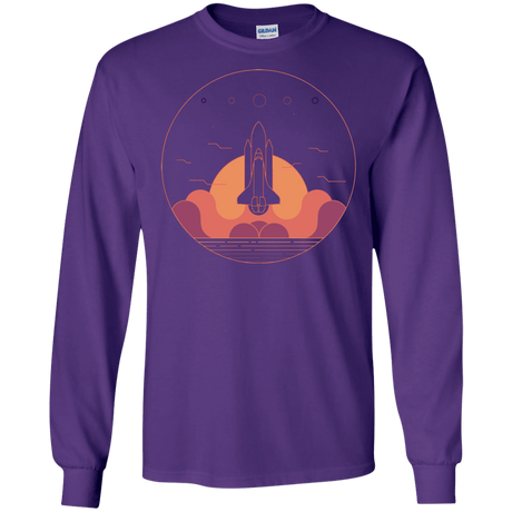 T-Shirts Purple / S Discovery Star Men's Long Sleeve T-Shirt