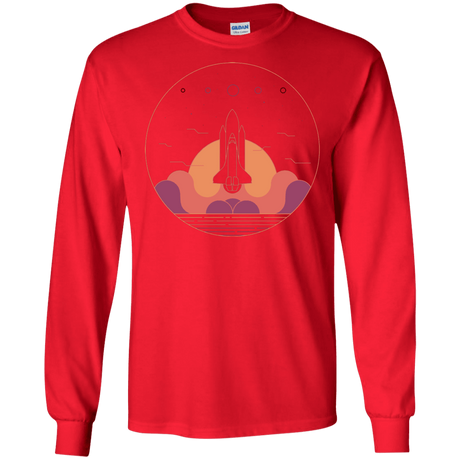 T-Shirts Red / S Discovery Star Men's Long Sleeve T-Shirt