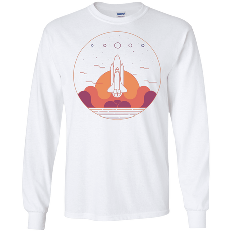 T-Shirts White / S Discovery Star Men's Long Sleeve T-Shirt