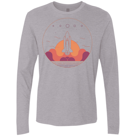T-Shirts Heather Grey / S Discovery Star Men's Premium Long Sleeve