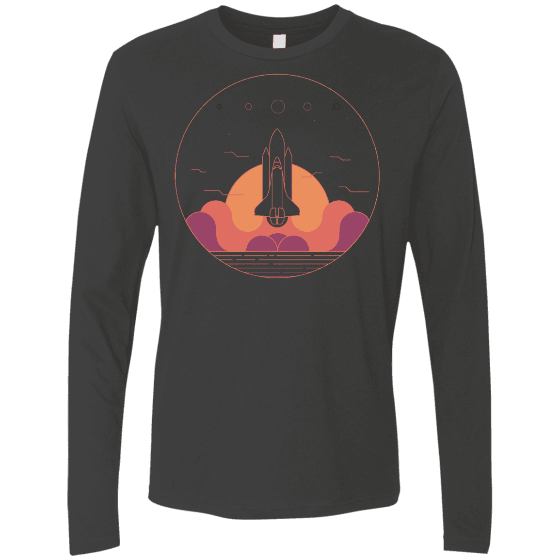 T-Shirts Heavy Metal / S Discovery Star Men's Premium Long Sleeve