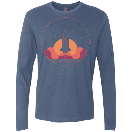 T-Shirts Indigo / S Discovery Star Men's Premium Long Sleeve