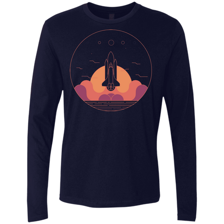T-Shirts Midnight Navy / S Discovery Star Men's Premium Long Sleeve