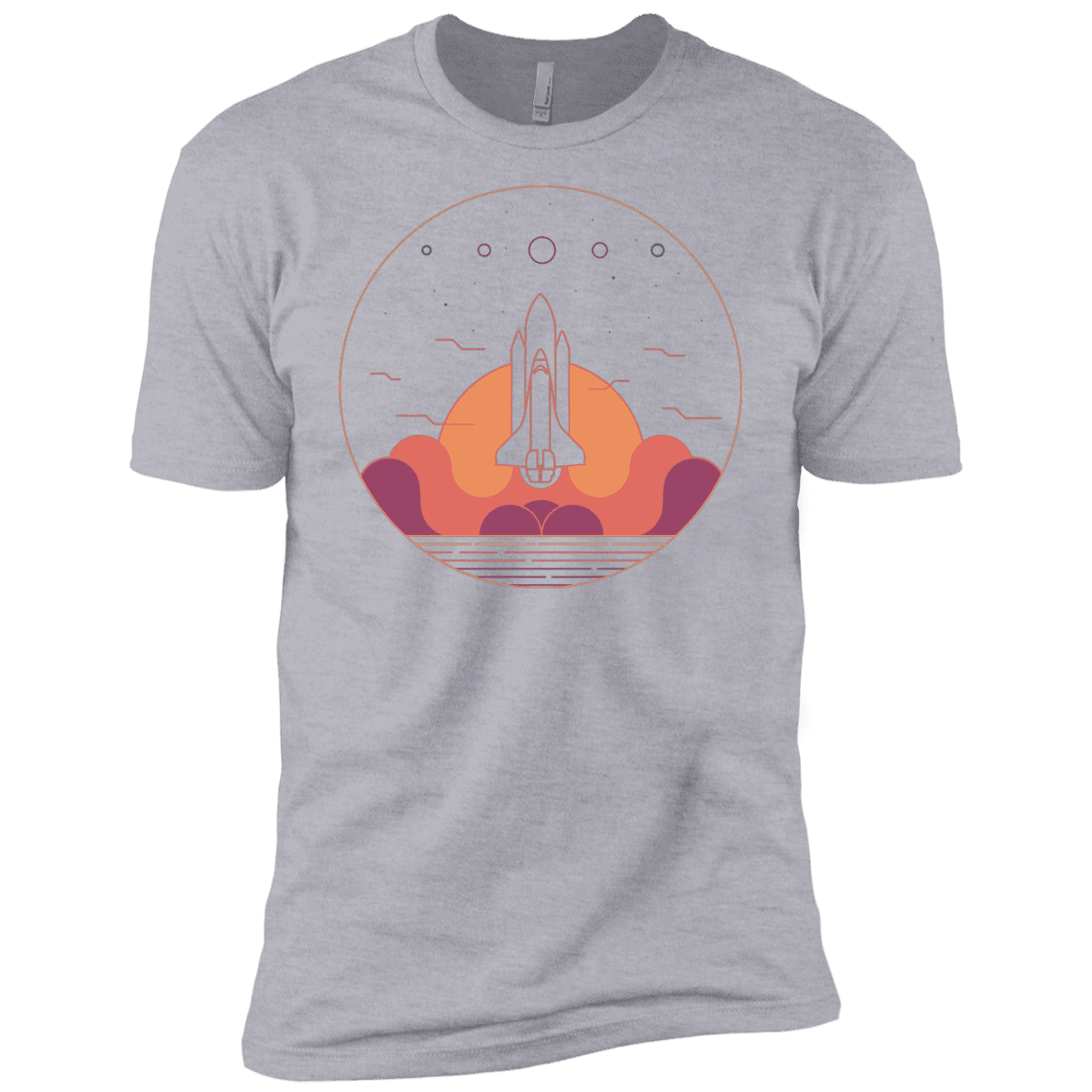 T-Shirts Heather Grey / X-Small Discovery Star Men's Premium T-Shirt