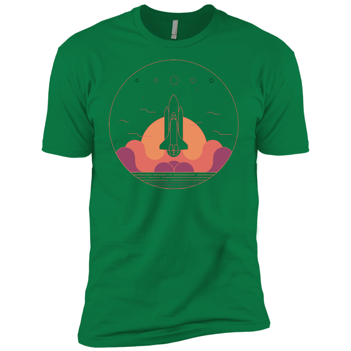 T-Shirts Kelly Green / X-Small Discovery Star Men's Premium T-Shirt