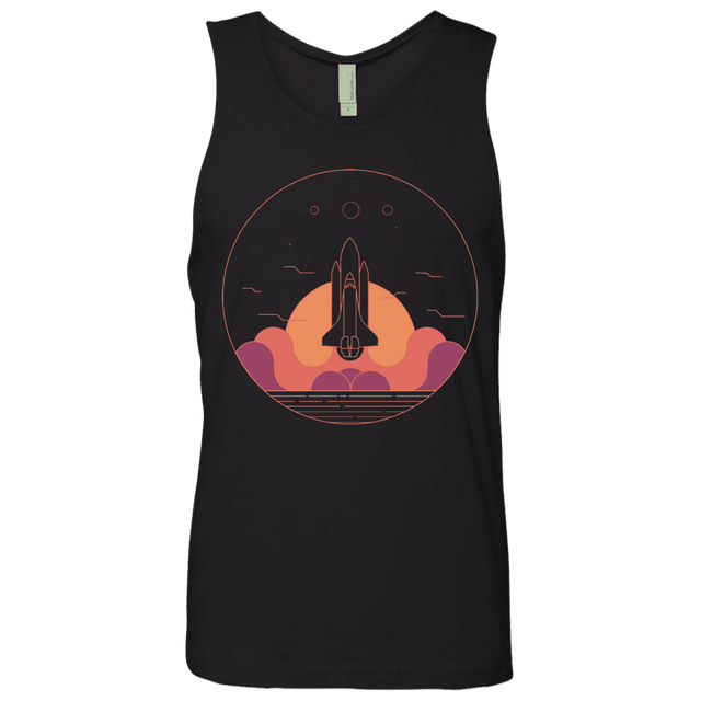 T-Shirts Black / S Discovery Star Men's Premium Tank Top