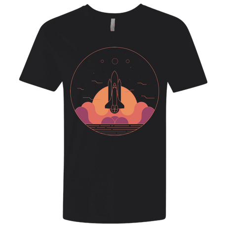 T-Shirts Black / X-Small Discovery Star Men's Premium V-Neck
