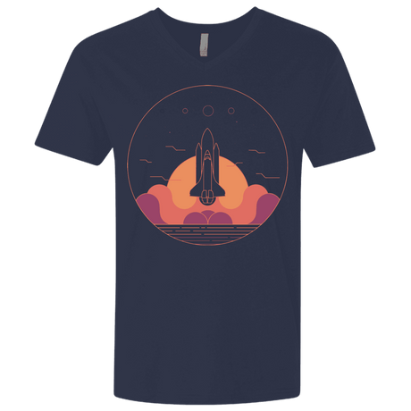 T-Shirts Midnight Navy / X-Small Discovery Star Men's Premium V-Neck