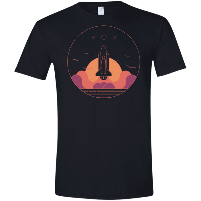 T-Shirts Black / X-Small Discovery Star Men's Semi-Fitted Softstyle