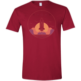 T-Shirts Cardinal Red / S Discovery Star Men's Semi-Fitted Softstyle