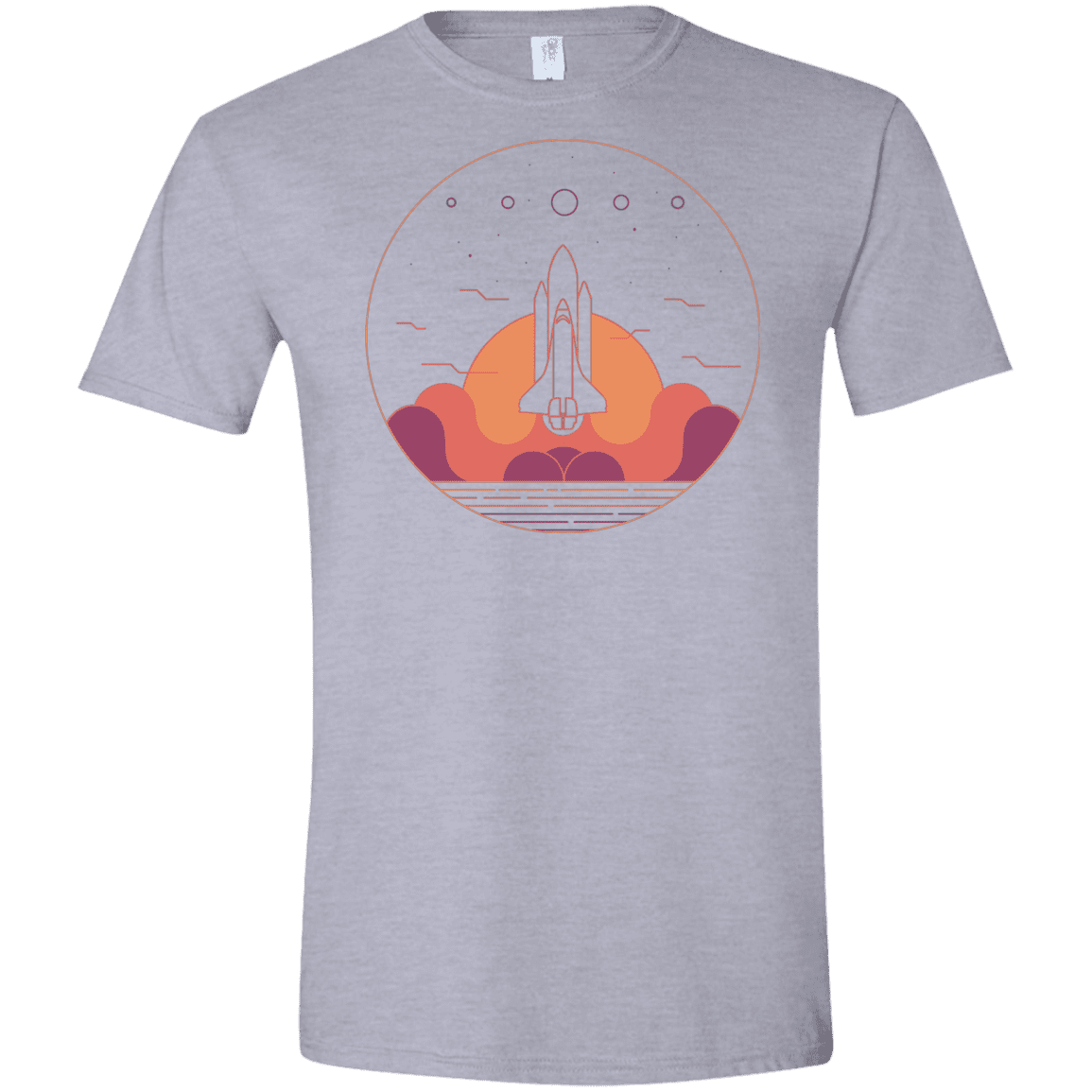 T-Shirts Sport Grey / X-Small Discovery Star Men's Semi-Fitted Softstyle