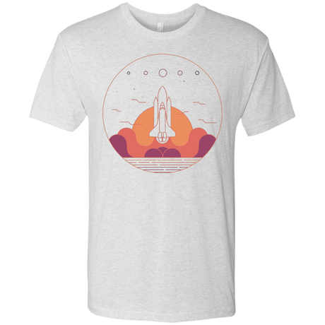 T-Shirts Heather White / S Discovery Star Men's Triblend T-Shirt