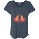 T-Shirts Indigo / X-Small Discovery Star Triblend Dolman Sleeve