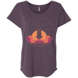 T-Shirts Vintage Purple / X-Small Discovery Star Triblend Dolman Sleeve