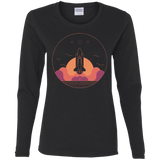 T-Shirts Black / S Discovery Star Women's Long Sleeve T-Shirt