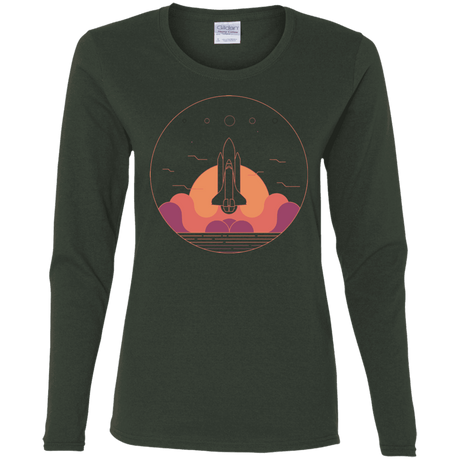 T-Shirts Forest / S Discovery Star Women's Long Sleeve T-Shirt