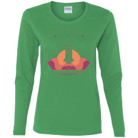 T-Shirts Irish Green / S Discovery Star Women's Long Sleeve T-Shirt