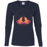 T-Shirts Navy / S Discovery Star Women's Long Sleeve T-Shirt