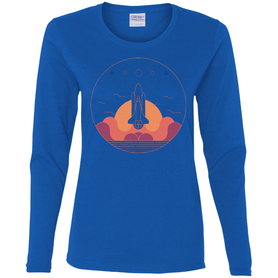 T-Shirts Royal / S Discovery Star Women's Long Sleeve T-Shirt