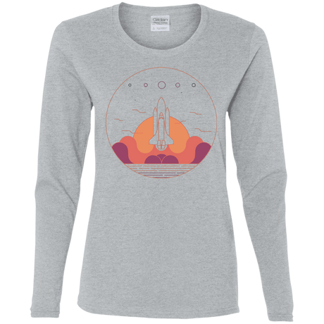T-Shirts Sport Grey / S Discovery Star Women's Long Sleeve T-Shirt