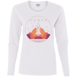 T-Shirts White / S Discovery Star Women's Long Sleeve T-Shirt