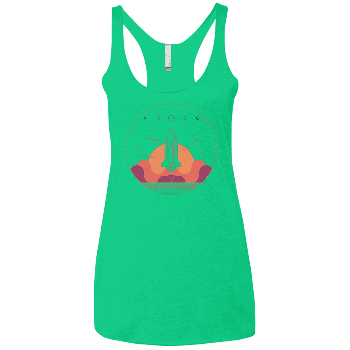 T-Shirts Envy / X-Small Discovery Star Women's Triblend Racerback Tank