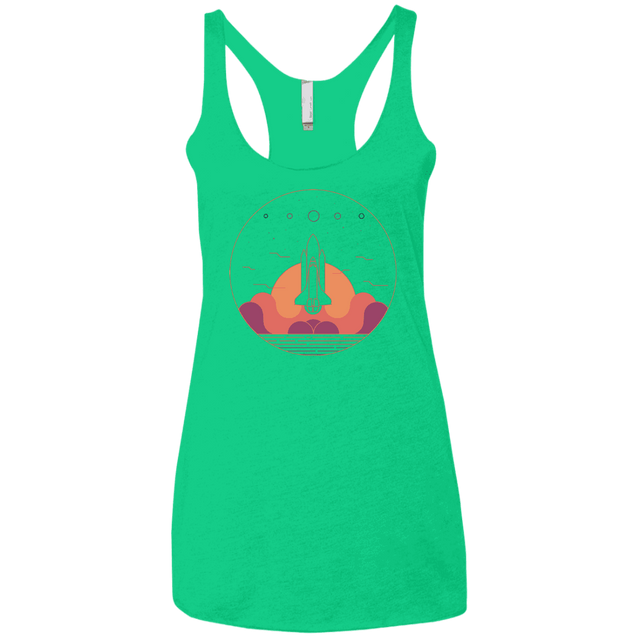 T-Shirts Envy / X-Small Discovery Star Women's Triblend Racerback Tank