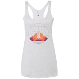 T-Shirts Heather White / X-Small Discovery Star Women's Triblend Racerback Tank