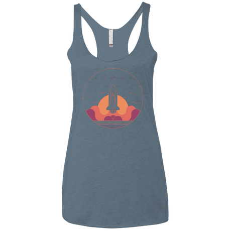 T-Shirts Indigo / X-Small Discovery Star Women's Triblend Racerback Tank