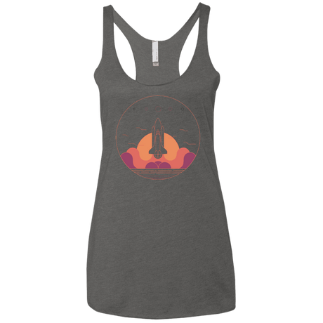 T-Shirts Premium Heather / X-Small Discovery Star Women's Triblend Racerback Tank