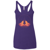 T-Shirts Purple Rush / X-Small Discovery Star Women's Triblend Racerback Tank