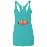 T-Shirts Tahiti Blue / X-Small Discovery Star Women's Triblend Racerback Tank
